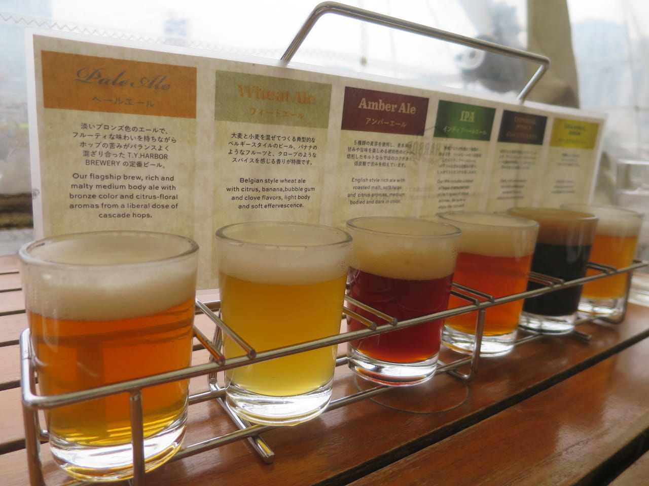 品川区 T Y Harborのクラフトビール6種を堪能できる メニューに載っていない裏メニューのテイスティングセットをいただきました 品川区 品川区民ニュース