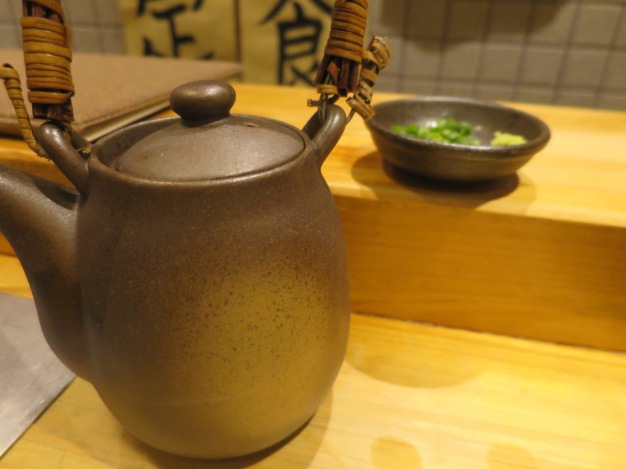天ぷらまきのの天茶用のお茶