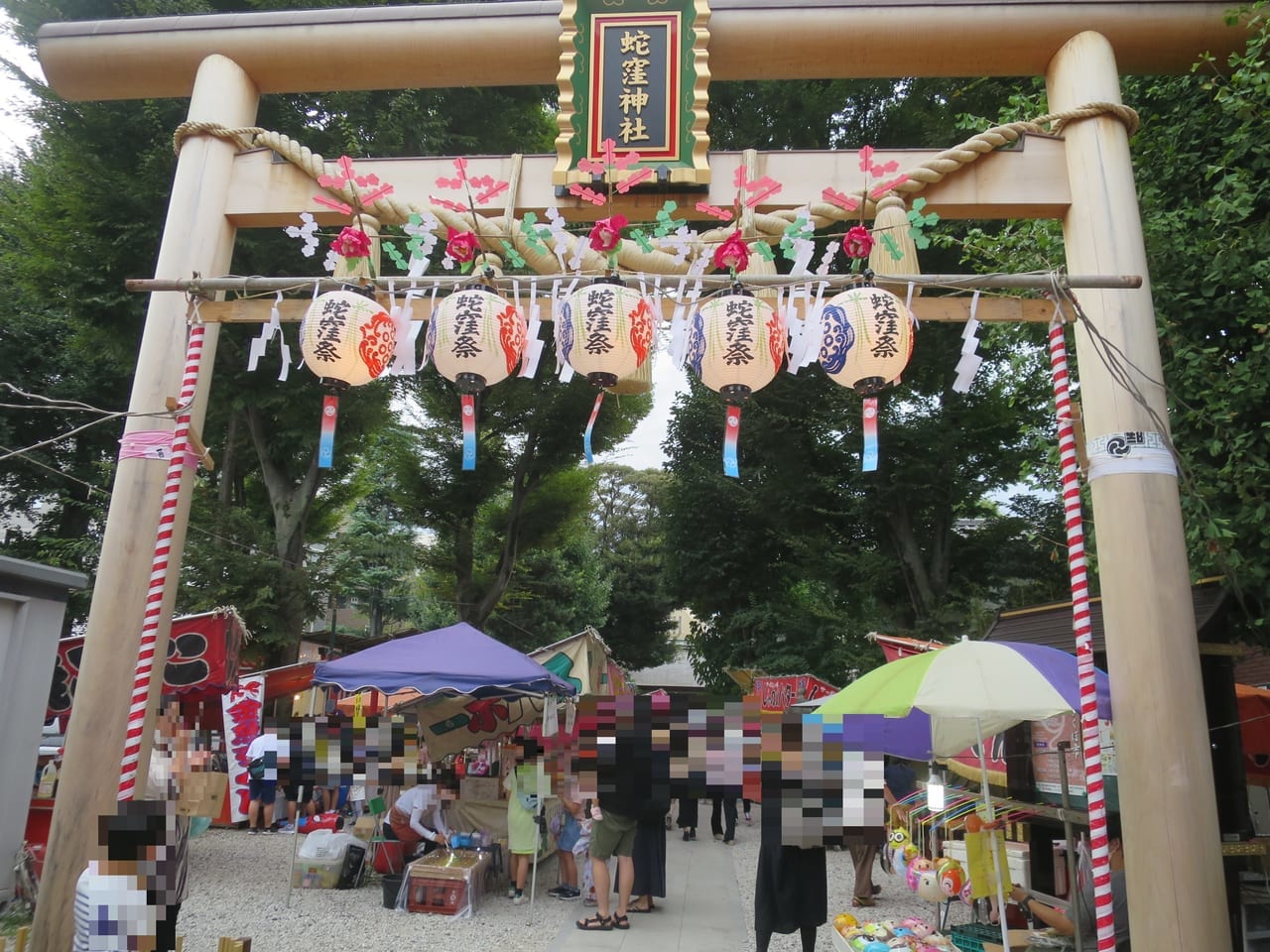 蛇窪神社のお祭り2022