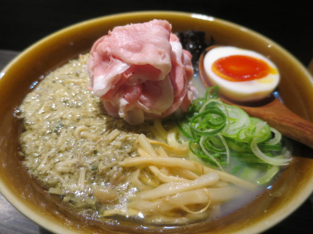 中華蕎麦 無冠　特製牡蠣塩ラーメン