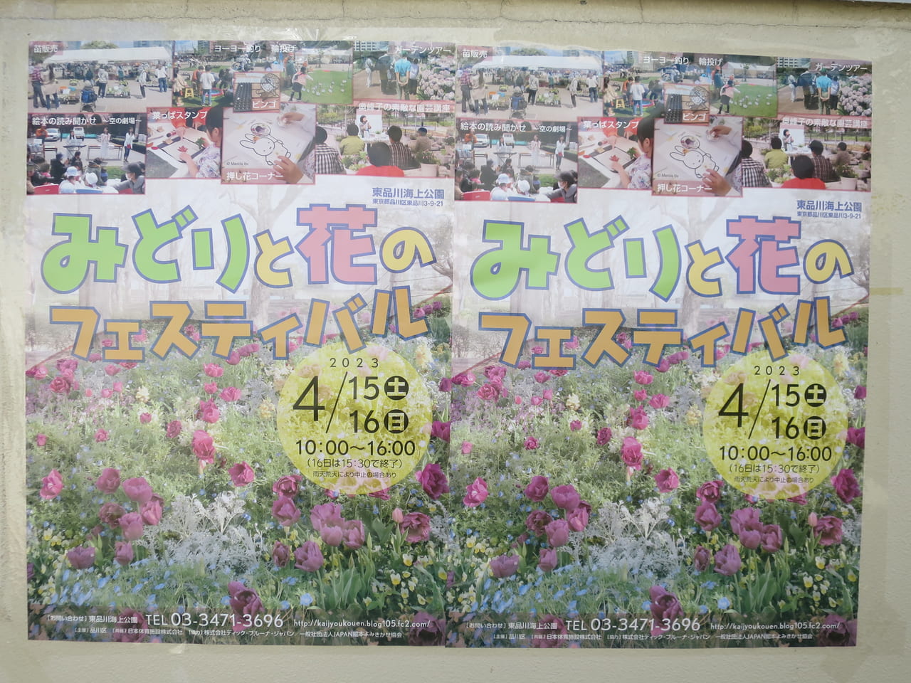 みどりと花のフェスティバル東品川海上公園
