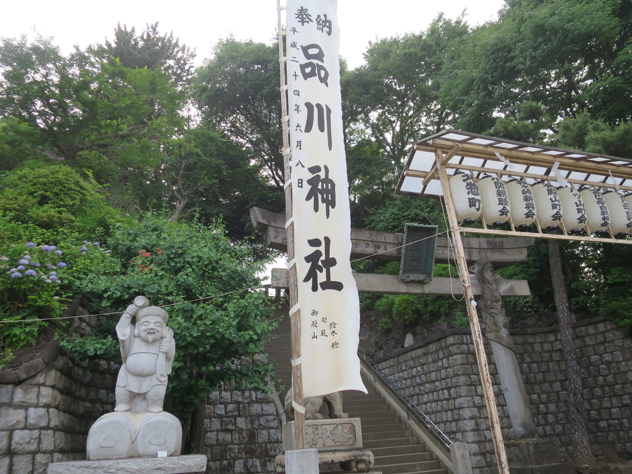 品川神社2023年5月の様子