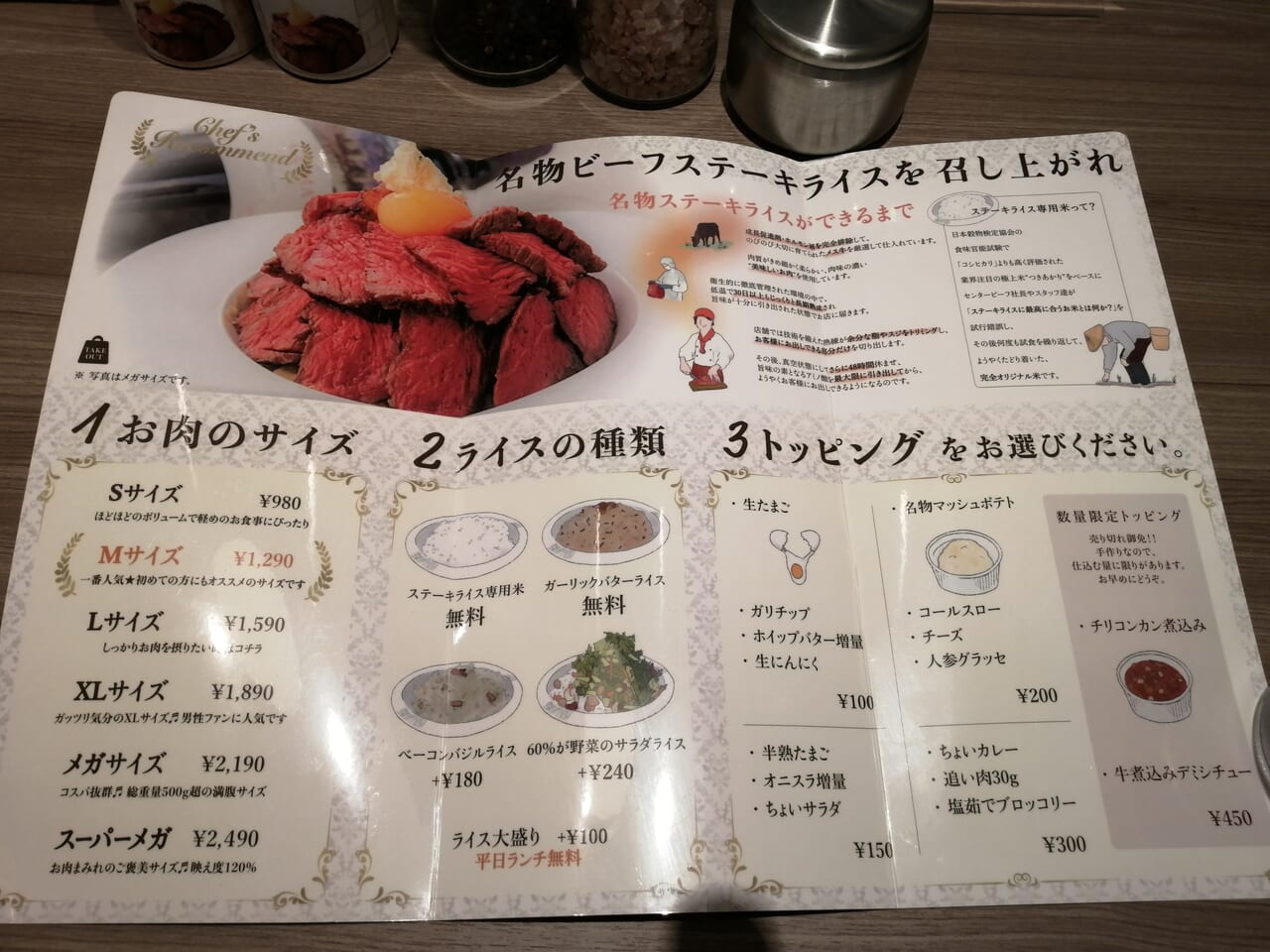 ステーキライスとカレーの店センタービーフ五反田店