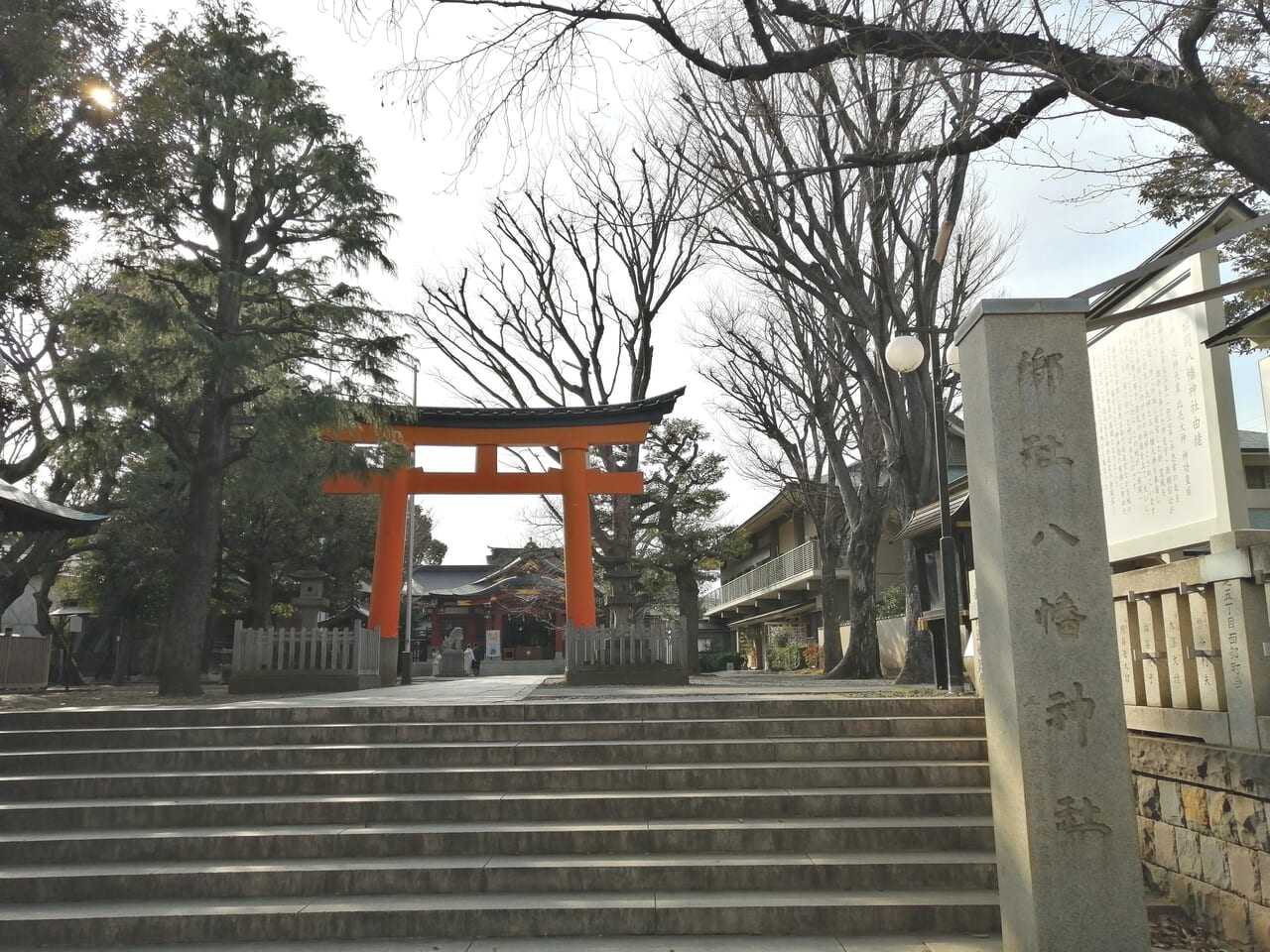 荏原町旗岡八幡神社の桜まつりと野点お茶会