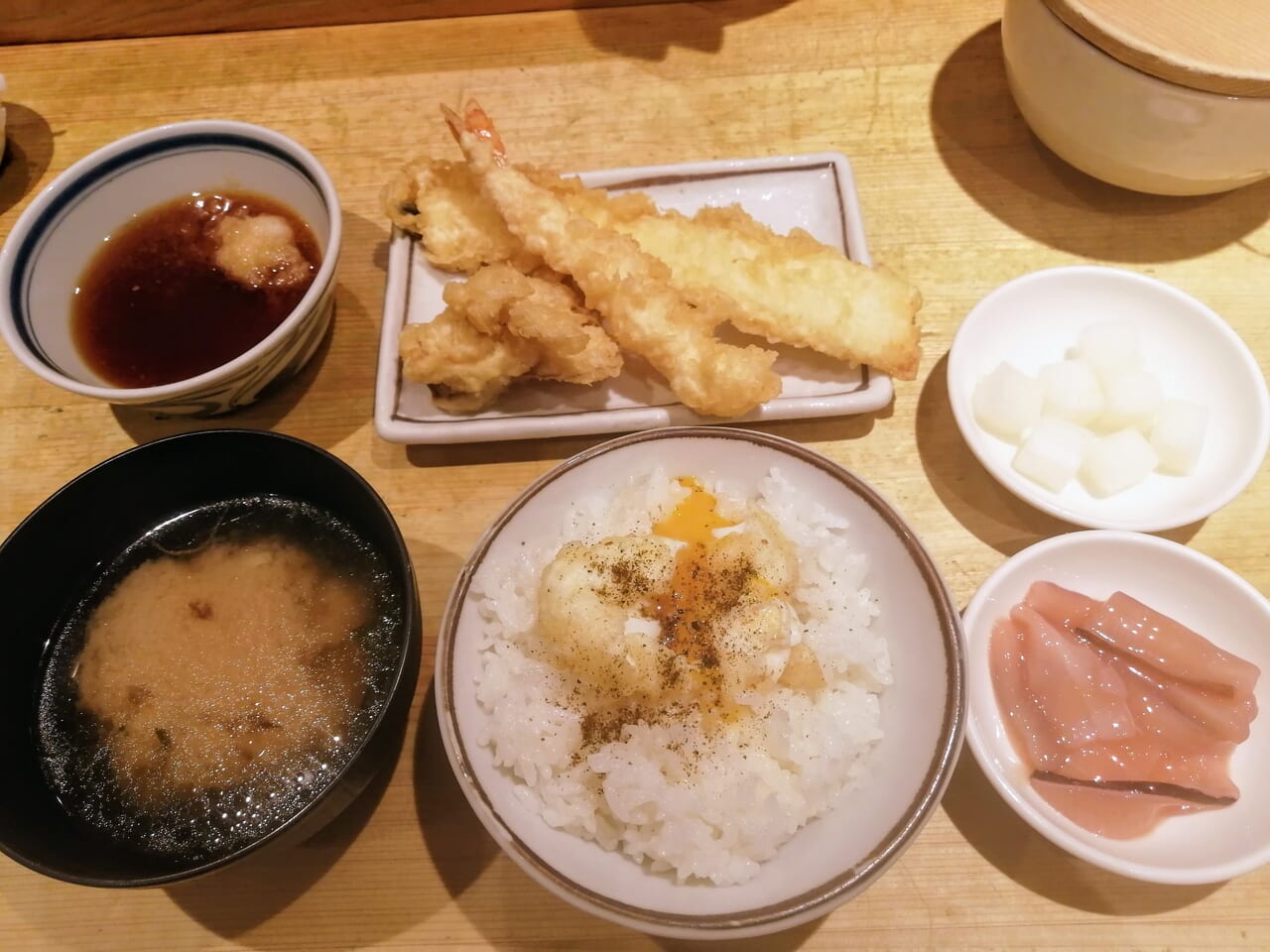 天丼まきの天ぷら定食まきの