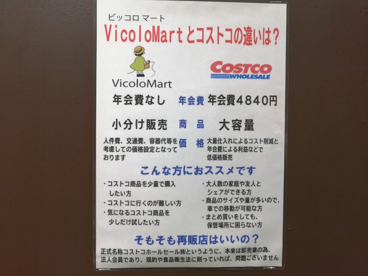 戸越銀座コストコ再販店vicolomart