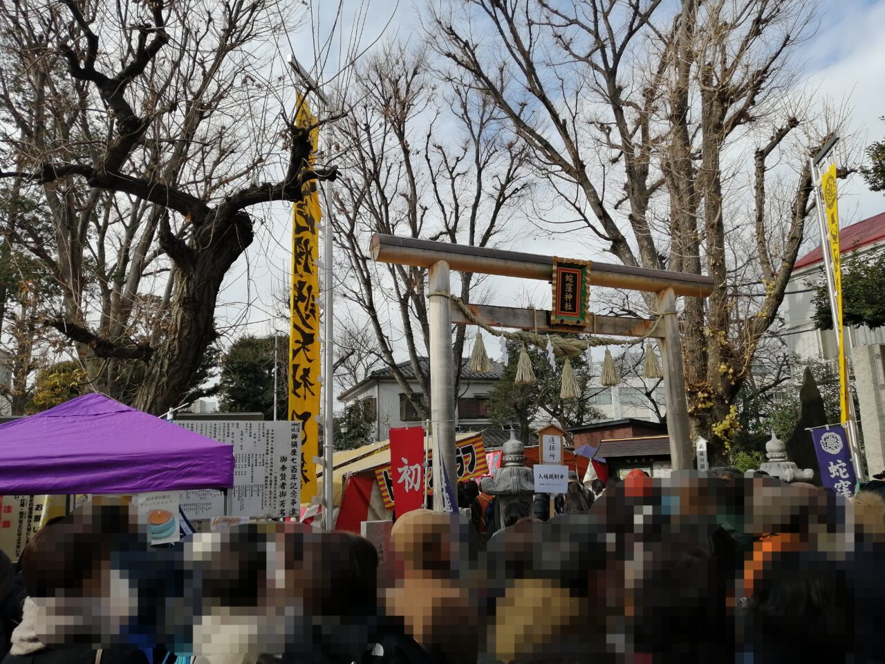 蛇窪神社混雑状況混み具合