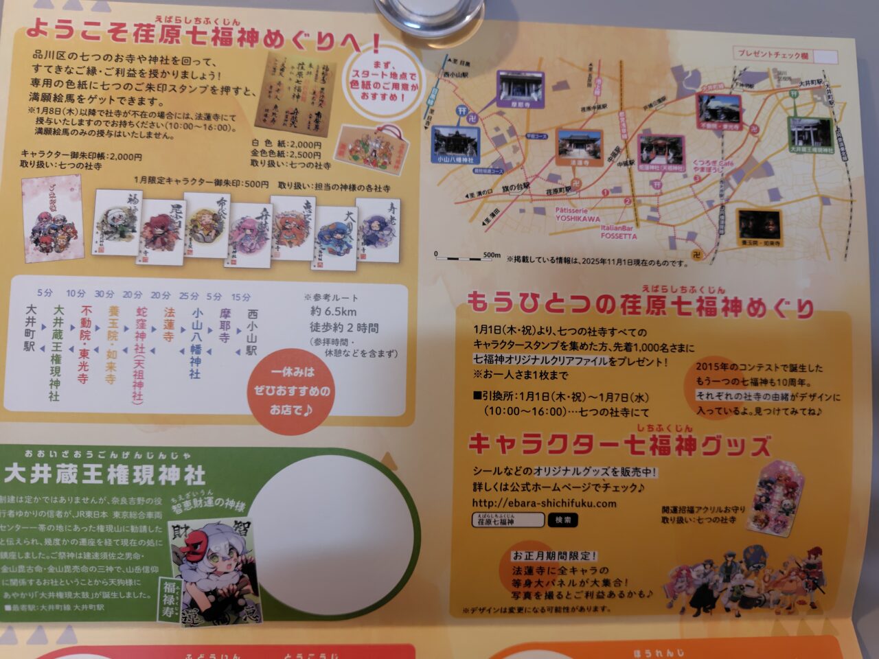 もうひとつの荏原七福神めぐり